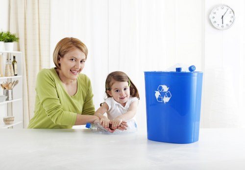 Recycling program in East London